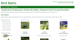 Desktop Screenshot of bird-baths.co.uk
