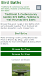 Mobile Screenshot of bird-baths.co.uk